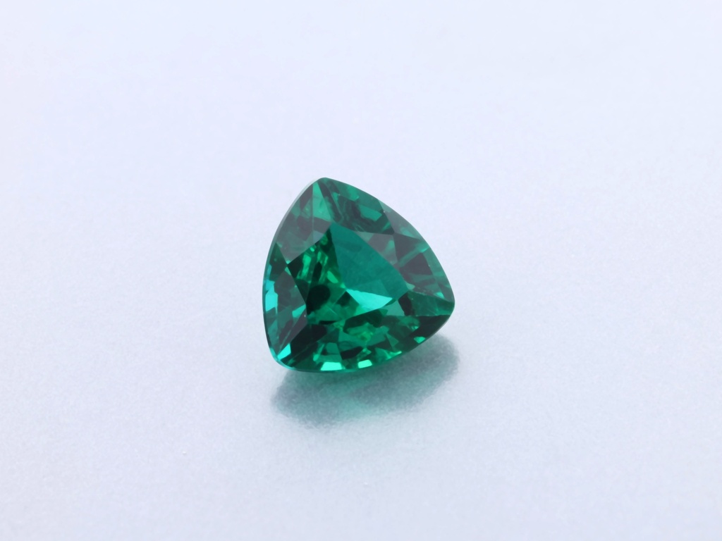 Hydrothermal/Lab Grown Emerald 4.00mm Trilliant
