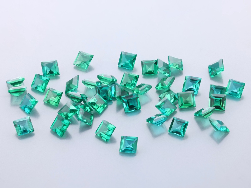 Hydrothermal/Lab Grown Emerald 2.75mm Carre Cut