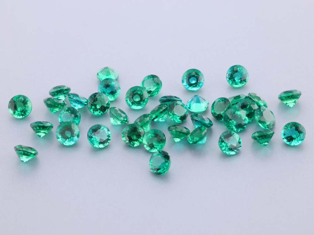 Hydrothermal/Lab Grown Emerald 3.50mm Round