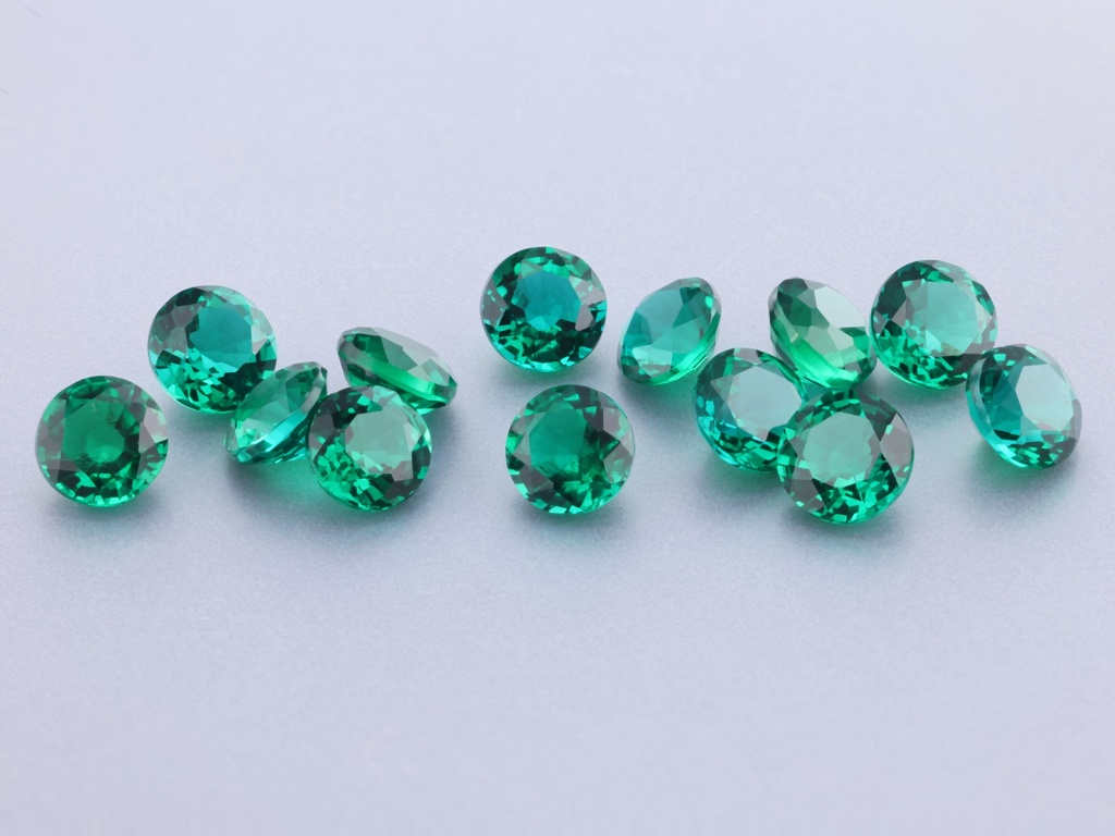 Hydrothermal/Lab Grown Emerald 4.50mm Round