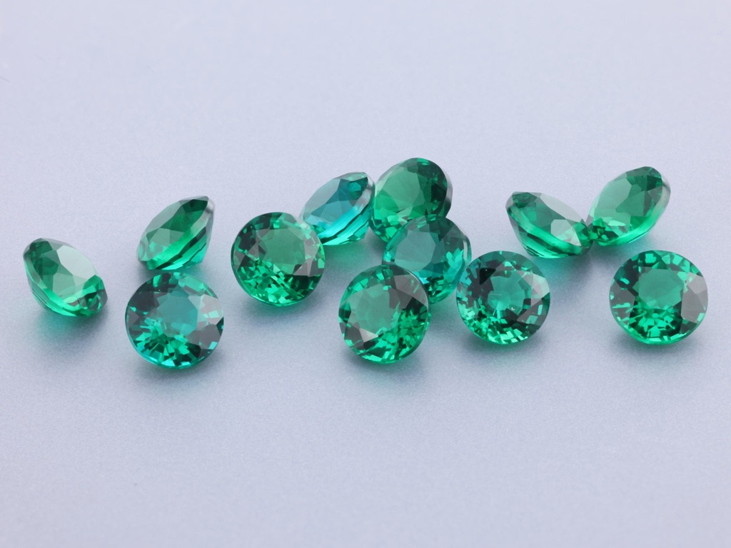 Hydrothermal/Lab Grown Emerald 5.00mm Round
