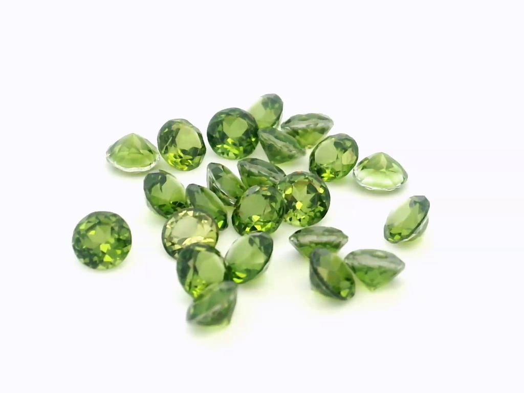 [SSPDR-035] Synthetic Soude Spinel 3.50mm Round Light Green