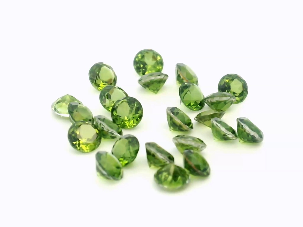 [SSPDR-0375] Synthetic Soude Spinel 3.75mm Round Light Green