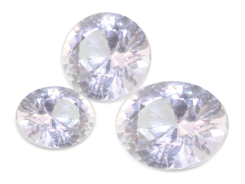 [MWRB0250] Synthetic Spinel 2.50mm Round White