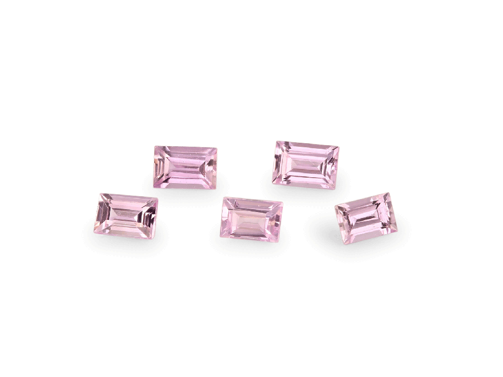 [SPBS0302A] Pink Sapphire 3x2mm Baguette Light