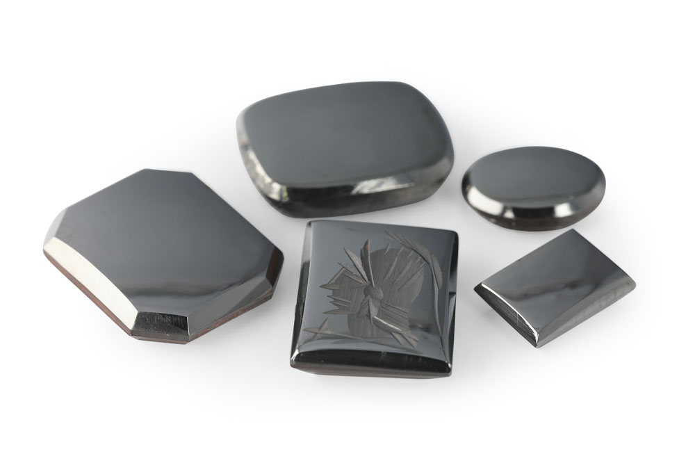 [HEF1410] German Cut Haematite 14x10mm Octagonal Intaglio 