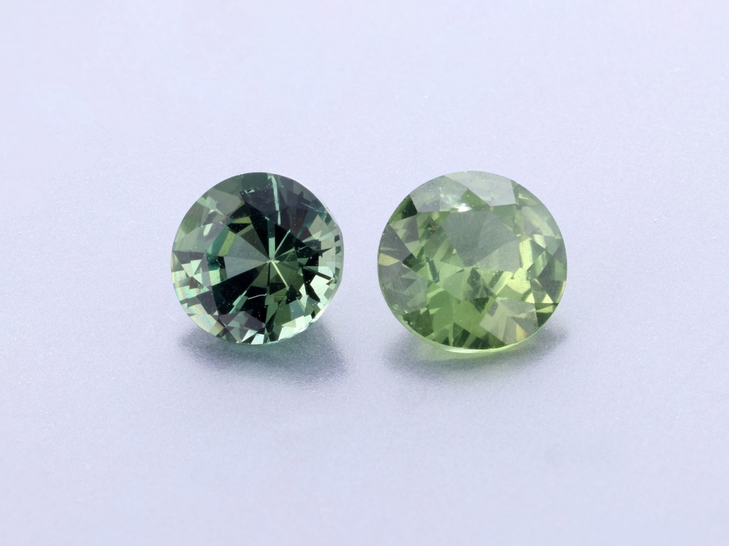 Green Sapphire 4.50mm Round