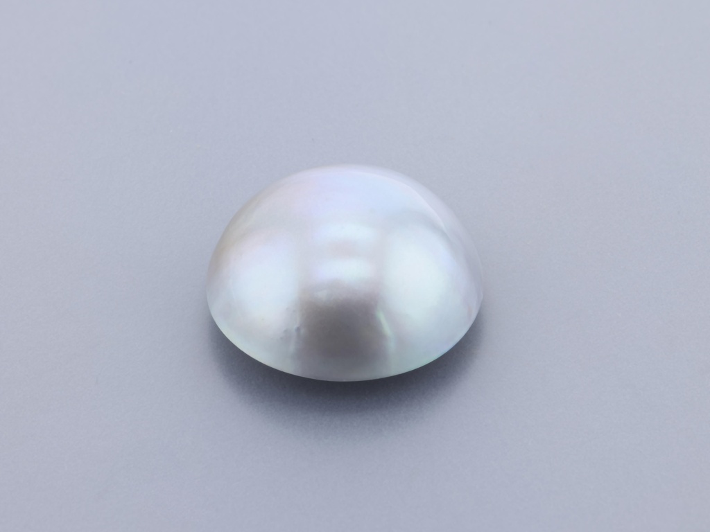 [JMD-16] Mabe Pearl 15-16mm Round Dyed Grey 