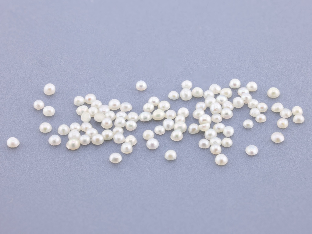 Freshwater Half Seed Pearls 1.25-1.50mm White