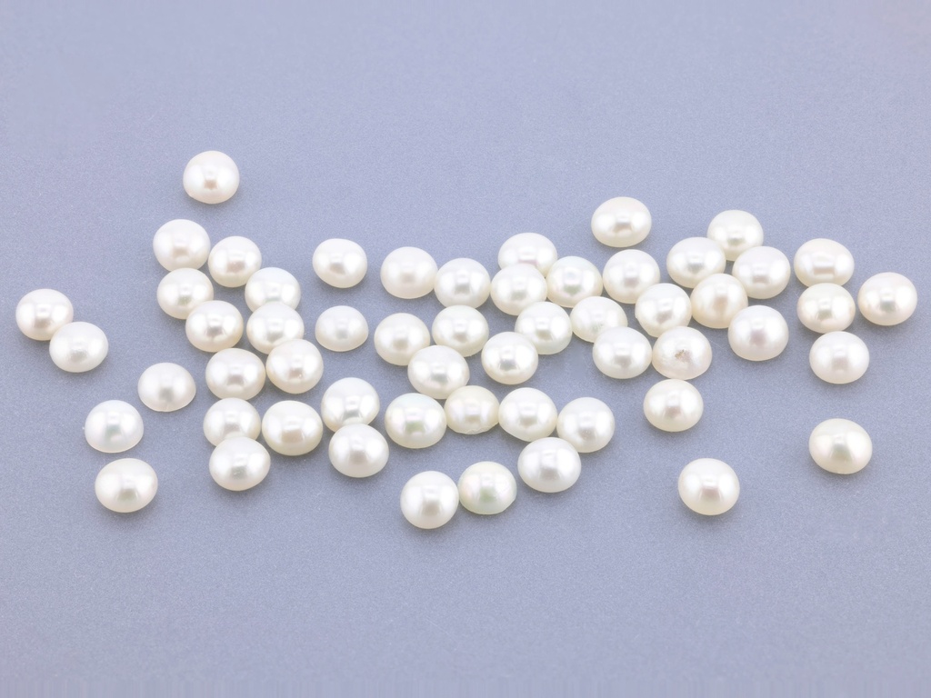 Freshwater Half Seed Pearls 2.75-3.00mm White