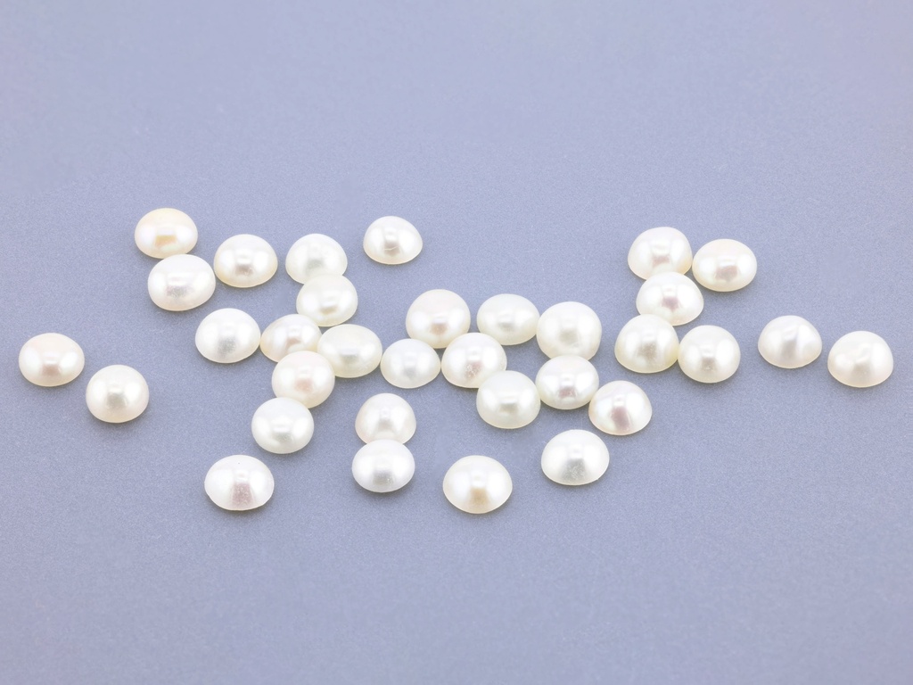 Freshwater Half Seed Pearls 3.00-3.25mm White
