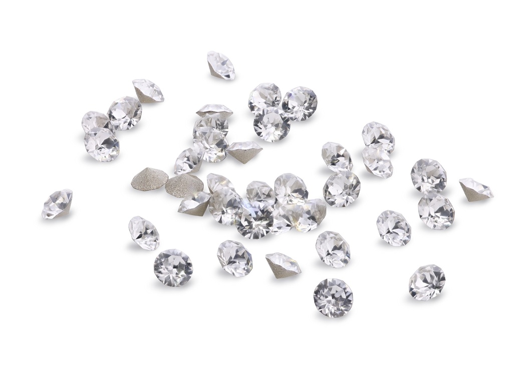 Mirror Back 2.50mm Round PKT 20pcs