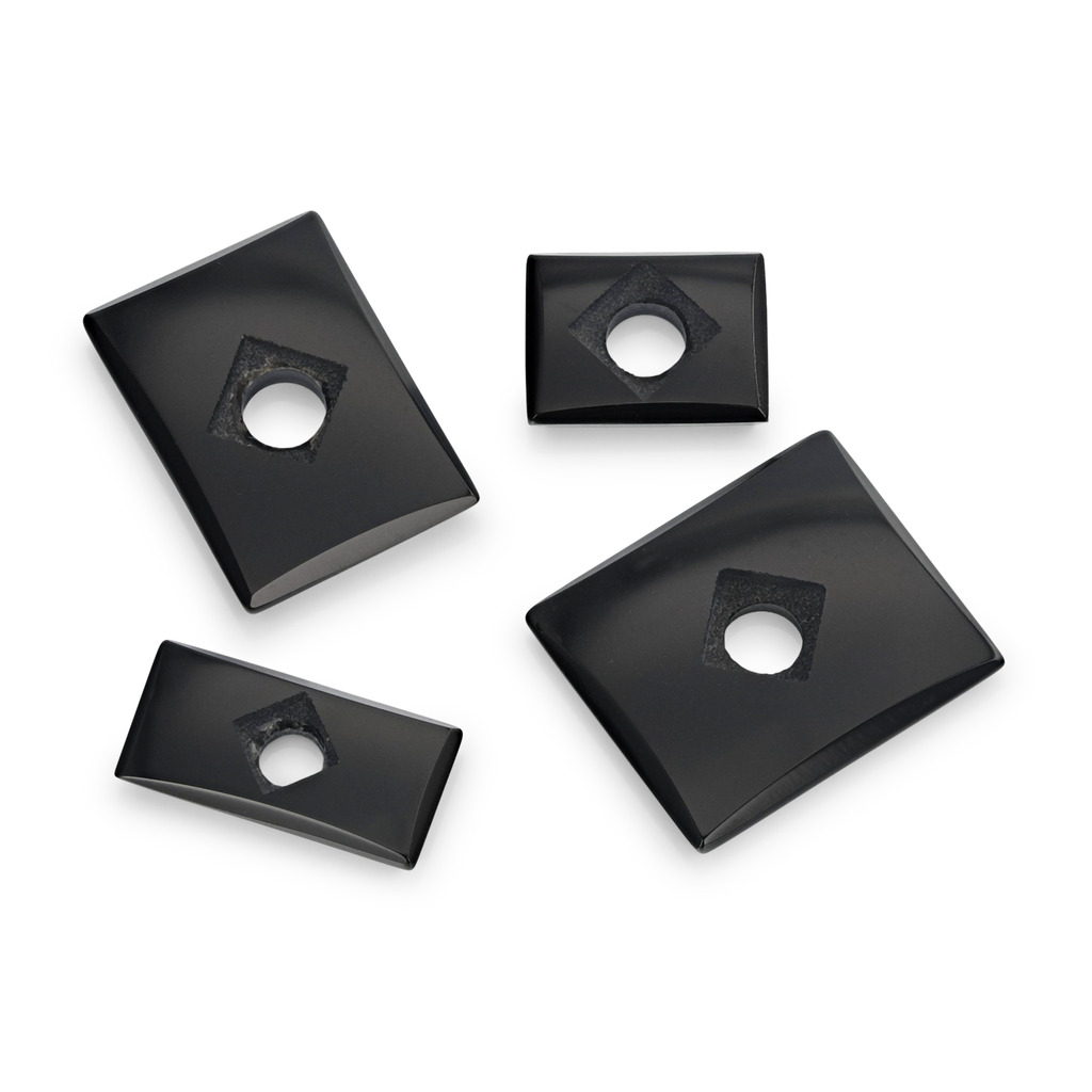 [XBQH-1412] Onyx 14x12mm Baguette Countersunk