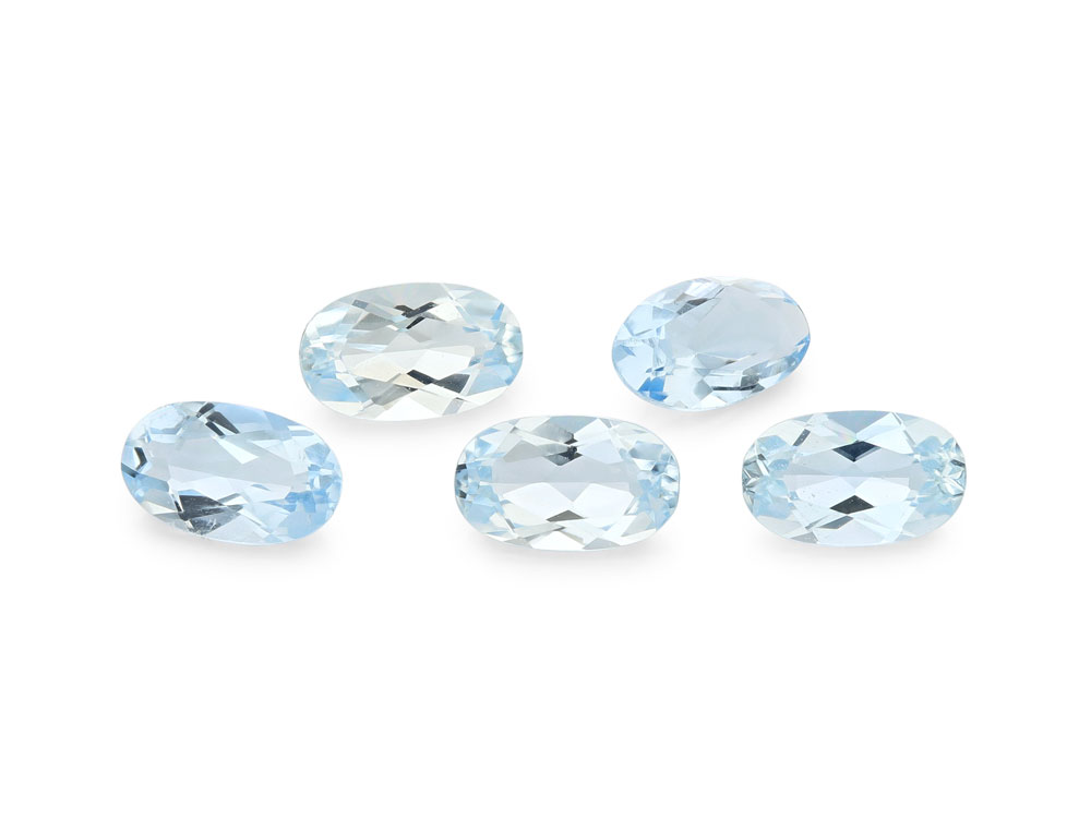 [BAVB0503A] Aquamarine 5x3mm Oval Light Blue