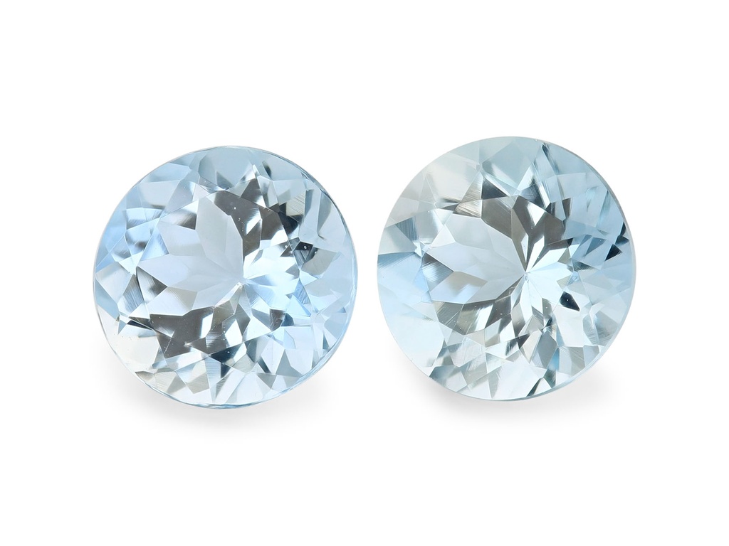 [BARB0600B] Aquamarine 6.00mm Round Mid Blue
