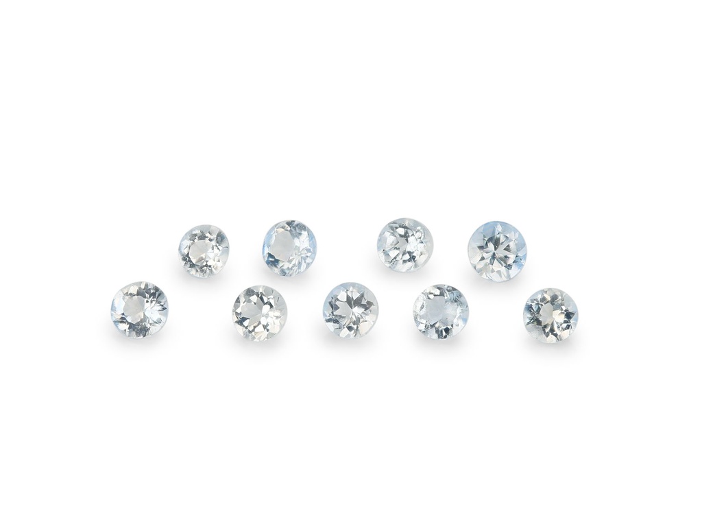 [BARB0150A] Aquamarine 1.50mm Round Dark Blue