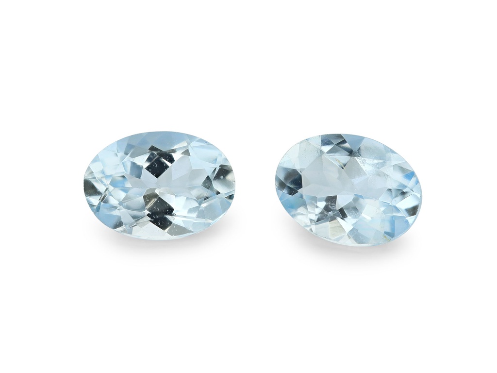 [BAVB0705A] Aquamarine 7x5mm Oval Mid Blue