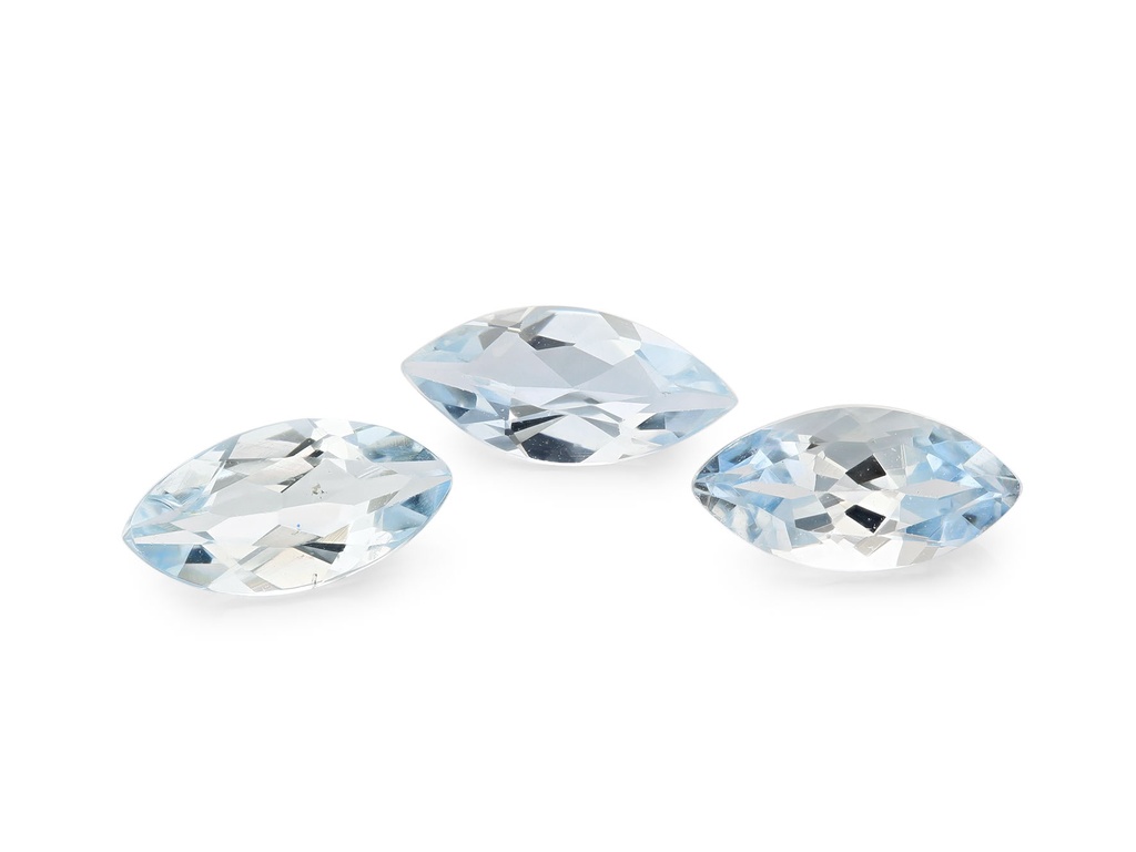 [BAMB0703] Aquamarine 7x3.5mm Marquise Light Blue