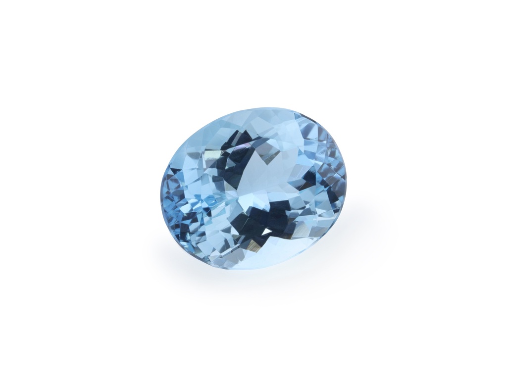 [BAVB1109X2] Aquamarine 11x9mm Oval Dark Blue