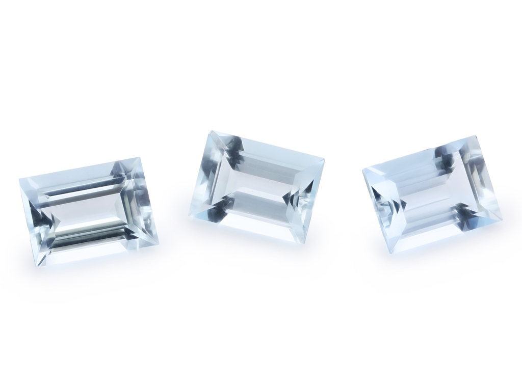 [BABS0705] Aquamarine 7x5mm Baguette Mid Blue