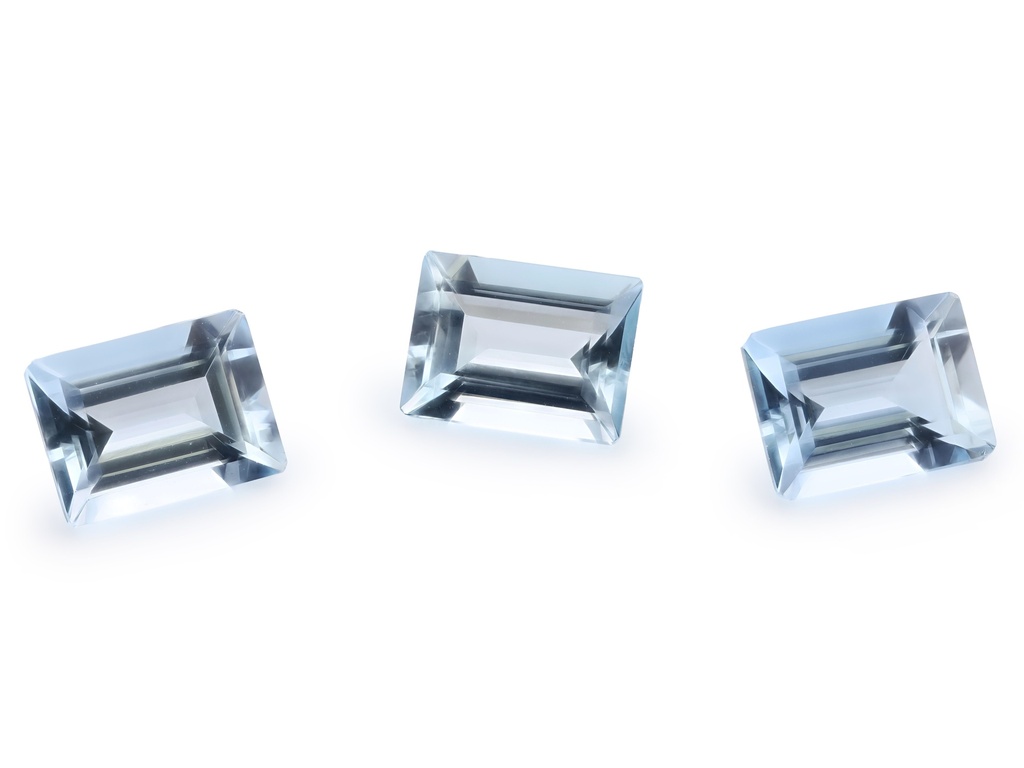 [BABS0806] Aquamarine 8x6mm Baguette Mid Blue