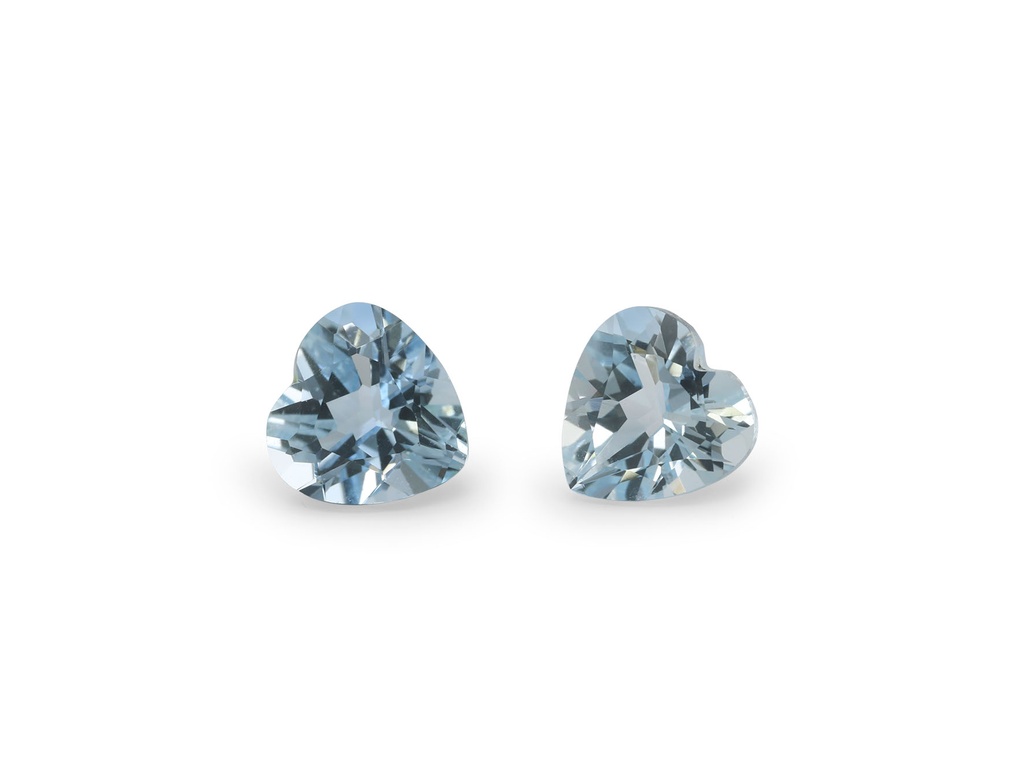 [BAHB0500] Aquamarine 5.00mm Heart Shape