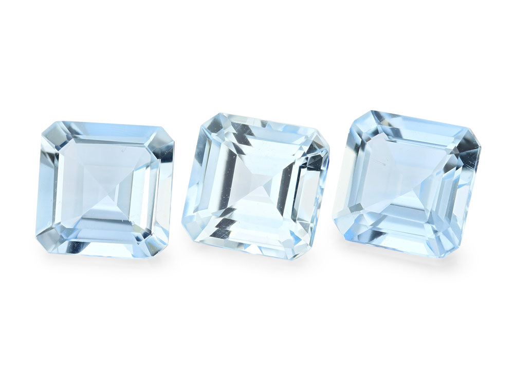 [BAOS0700P1] Aquamarine 7.00mm Square Emerald Cut
