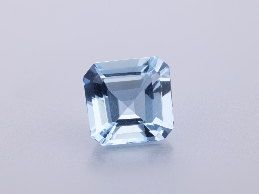 [BAOS0800P1] Aquamarine 8.00mm Square Emerald Cut