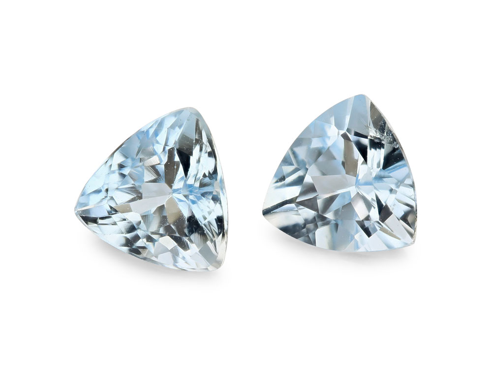 [BATB0600A] Aquamarine 6.00mm Trilliant Mid Blue