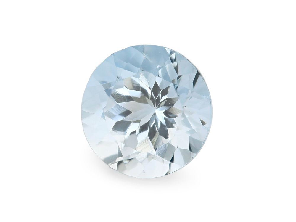 [BARB0800B] Aquamarine 8.00mm Round Mid Blue