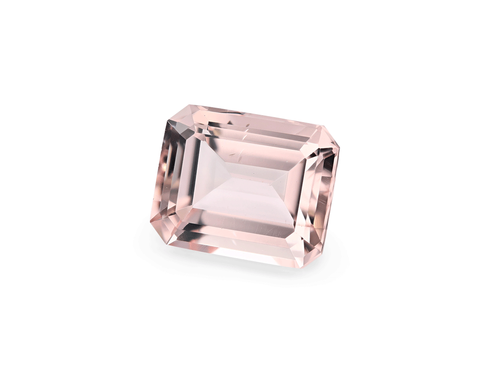 [BMOS1109A] Morganite 11x9mm Emerald Cut Pink