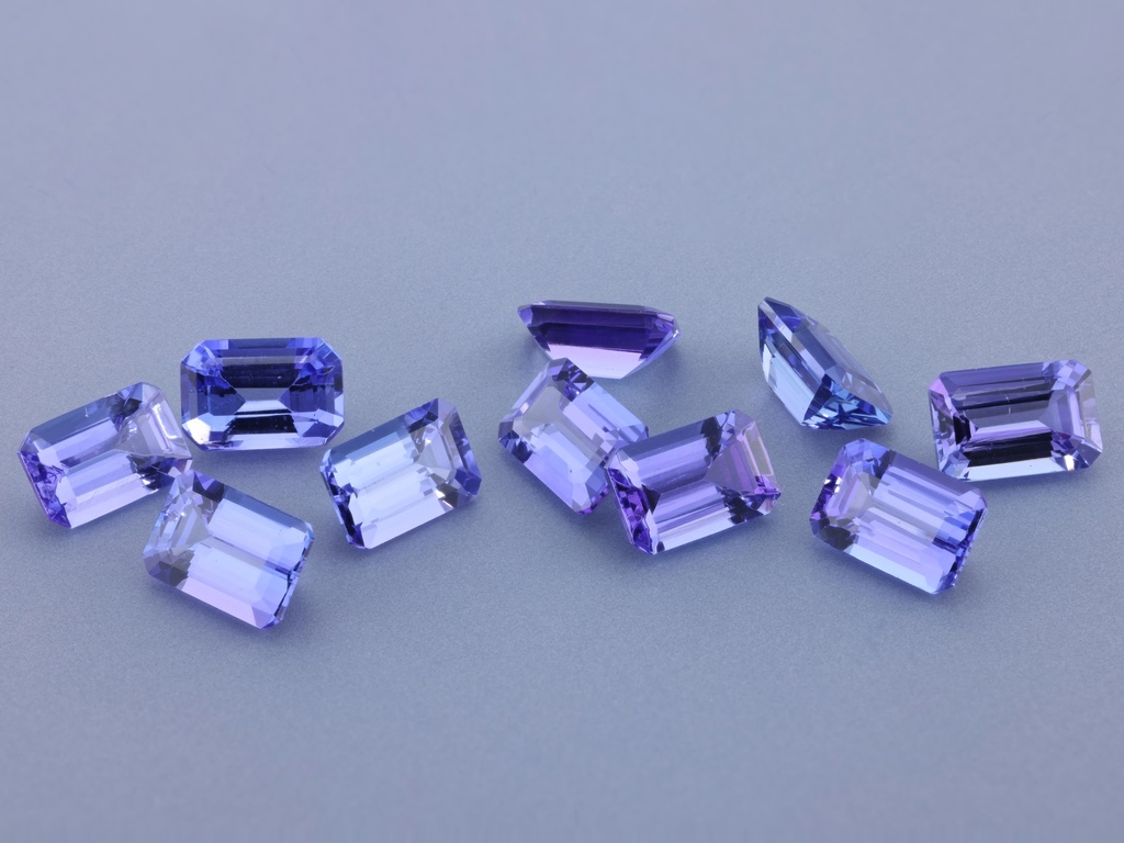 [TZOS0604] Tanzanite 6x4mm Emerald Cut