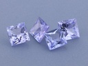 Tanzanite 4.00mm Princess Cut Pale