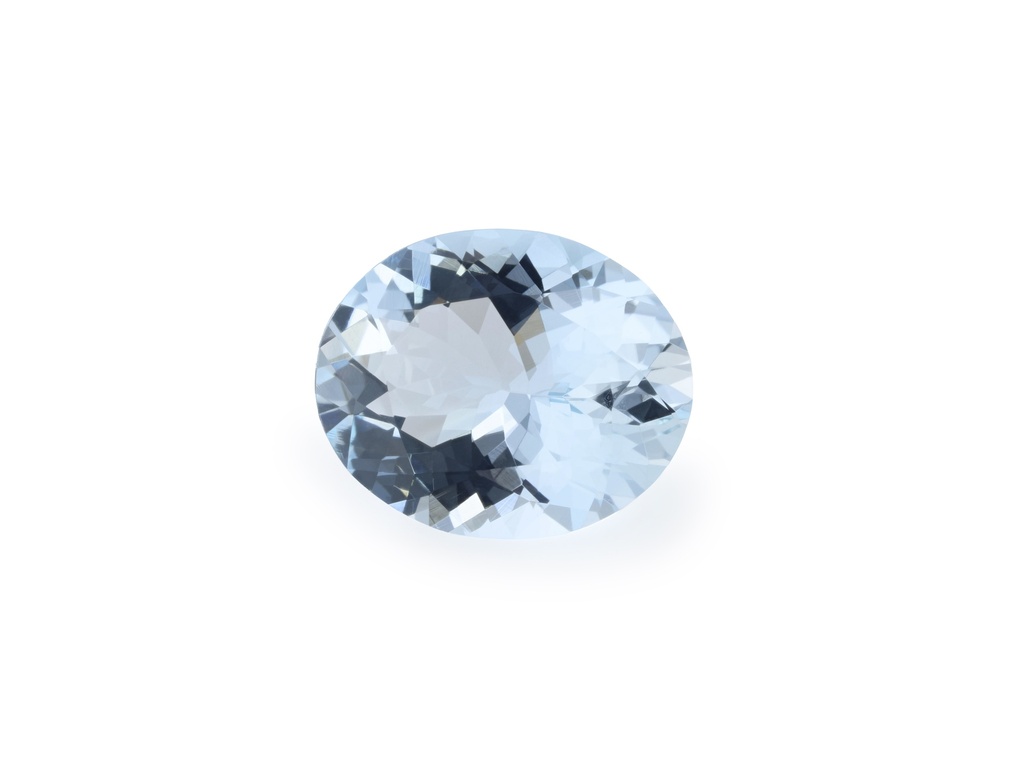 [BAVB1109X3] Aquamarine 11x8.9mm Oval Mid Blue