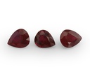 Ruby 5.5x4mm+/- Pear Shape Red