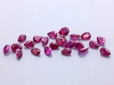 Ruby 3x2mm Pear Shape Red