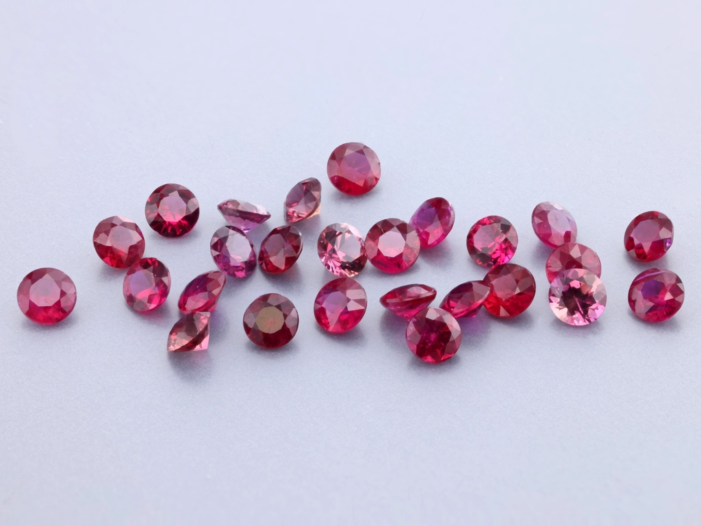 Ruby 2.50mm Round Red