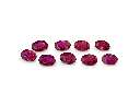 Ruby 3x2mm Oval Pink Red