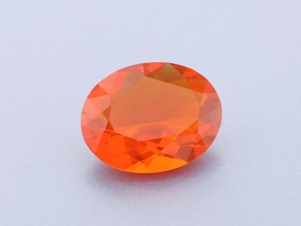 Mexican Fire Opal 9.8x7.8mm Oval