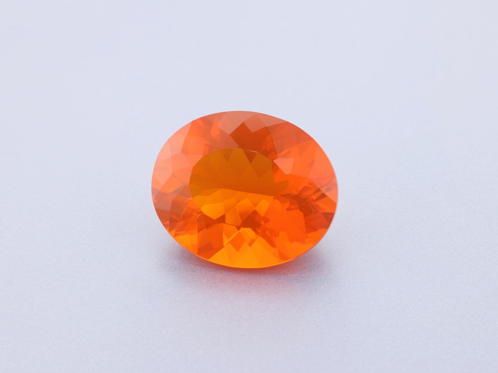 Mexican Fire Opal 11x9.1mm Oval
