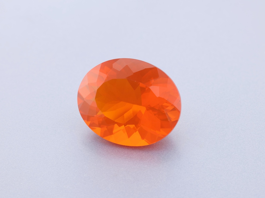 Mexican Fire Opal 11x9.1mm Oval