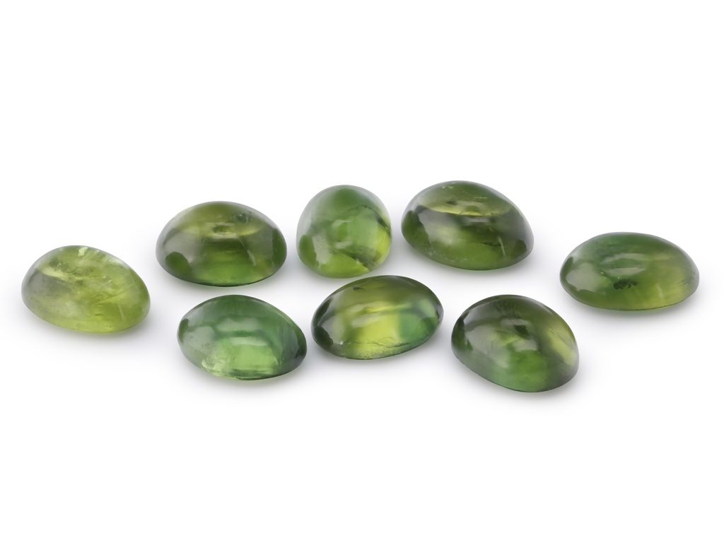 [SGVC0604P1] Australian Sapphire 6x4mm+/- Oval Cabochon Green