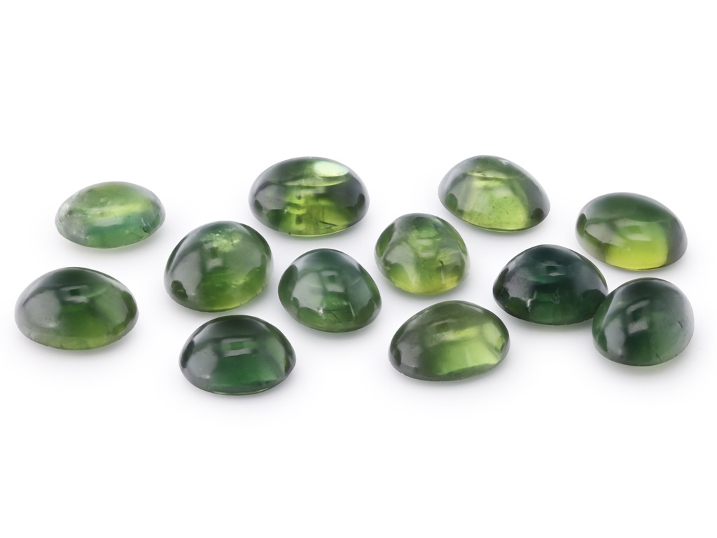 [SGVC0605P3] Australian Sapphire 6x5mm+/- Oval Cabochon Teal