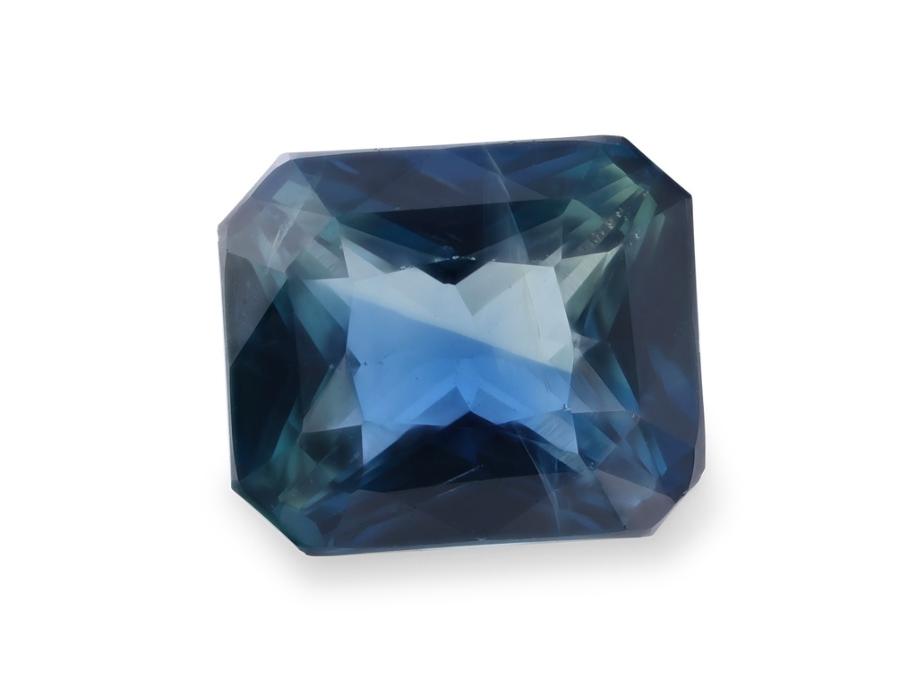 Sapphire 7.3x6.2mm Radiant Cut Teal