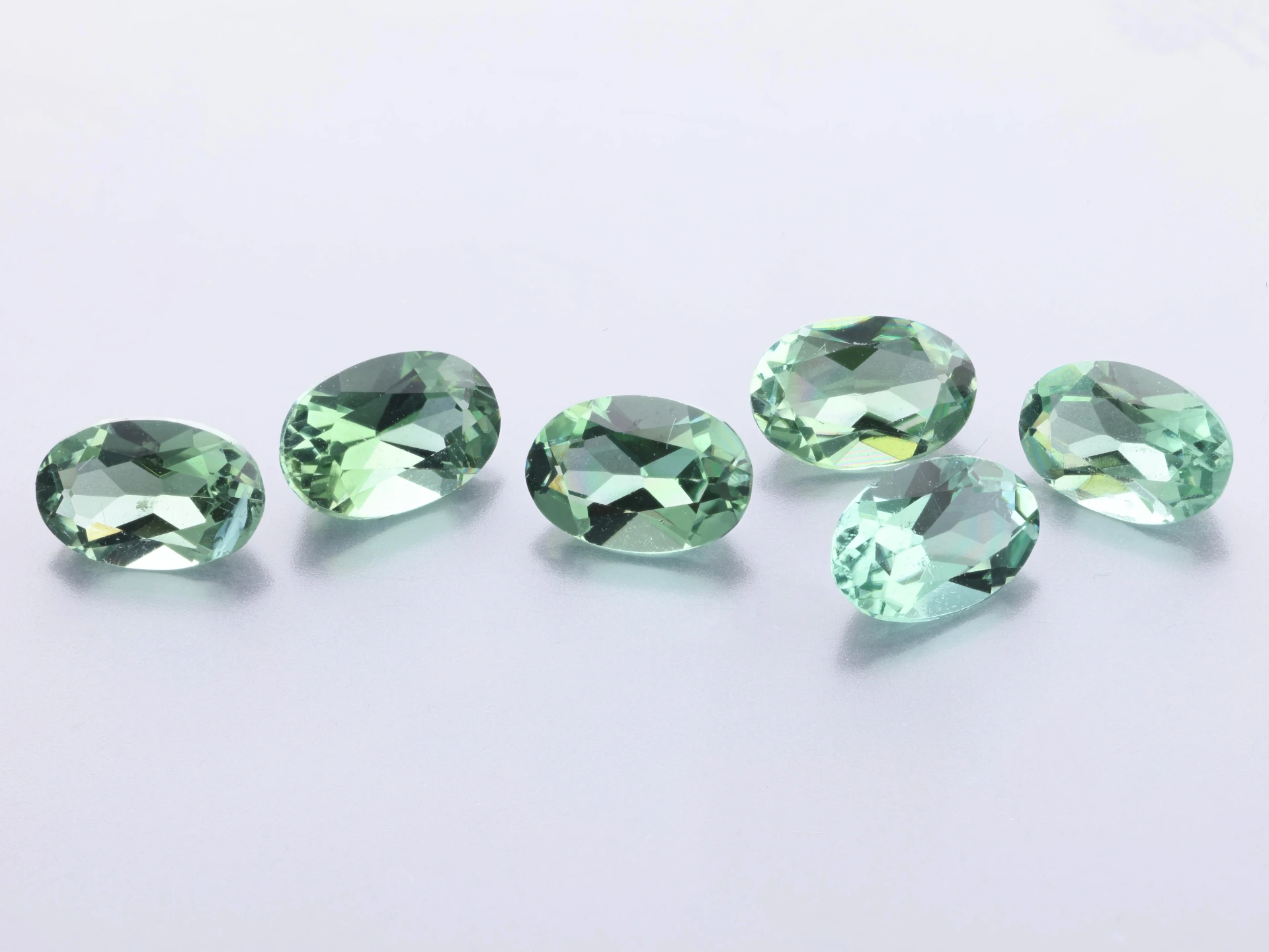 [UGVB0604A] Blue Green Tourmaline 6x4mm Oval