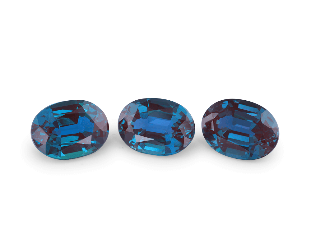 [AXCV-0907] Synthetic Alexandrite Chrysoberyl 9x7mm Oval