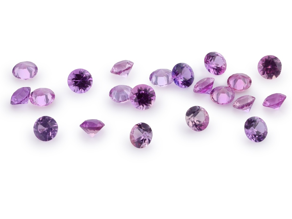 Pink Sapphire 2.00mm Round Mid
