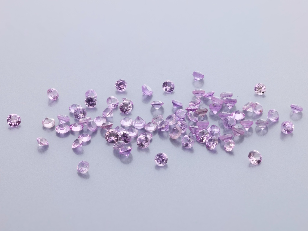 Pink Sapphire 1.50mm Round Light