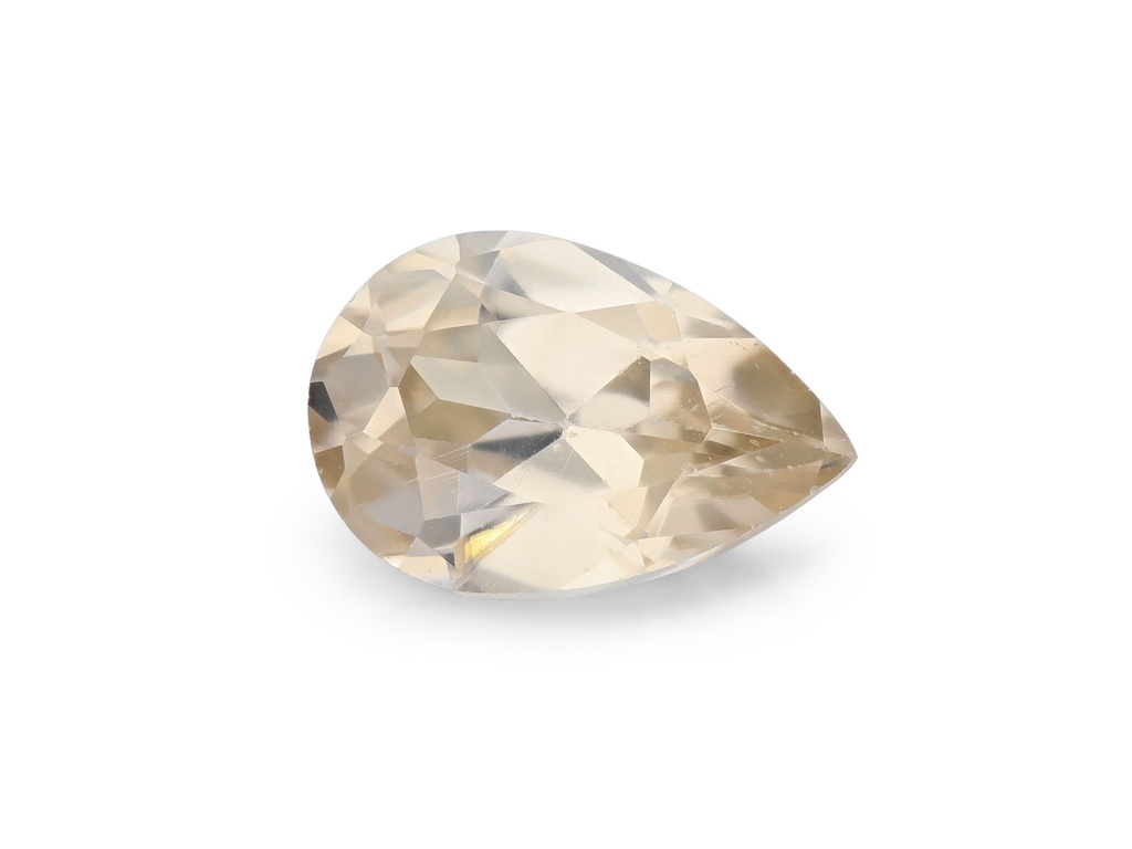 Zircon 9.1x6.1mm Pear Shape Champagne