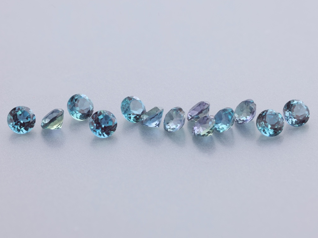 Synthetic Alexandrite Chrysoberyl 1.75mm Round